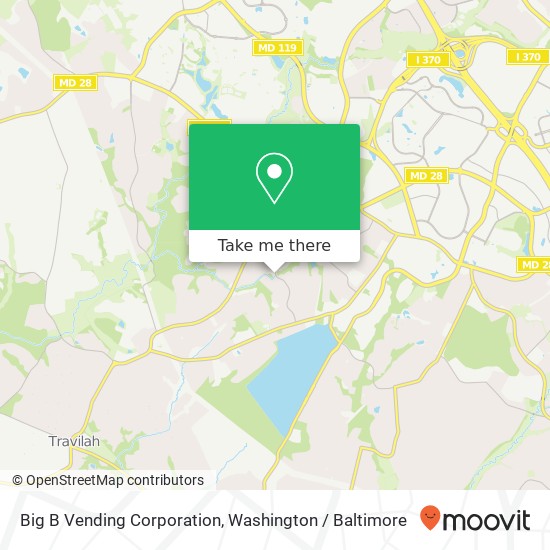 Big B Vending Corporation map