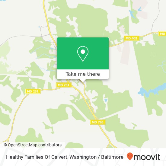 Mapa de Healthy Families Of Calvert
