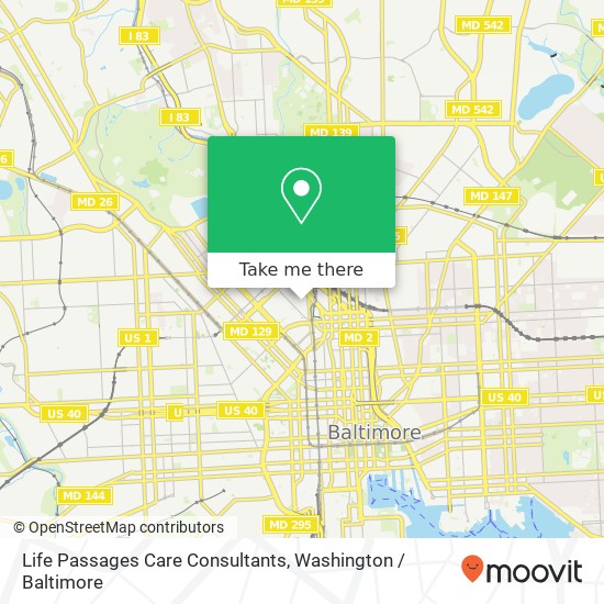 Life Passages Care Consultants map