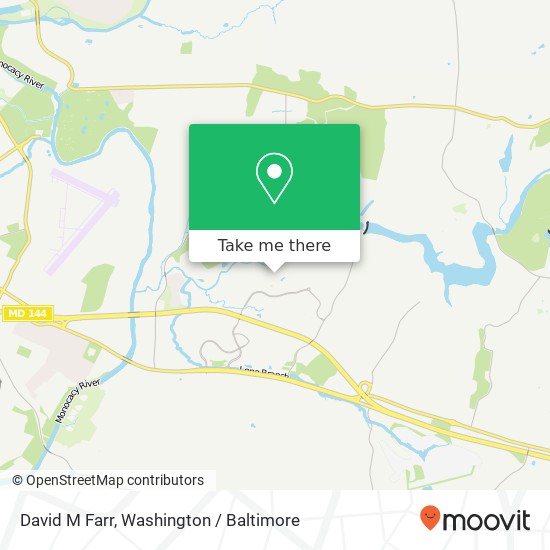 David M Farr map