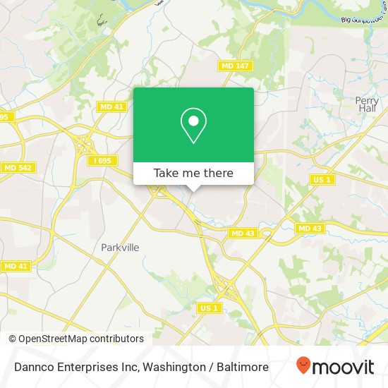 Dannco Enterprises Inc map