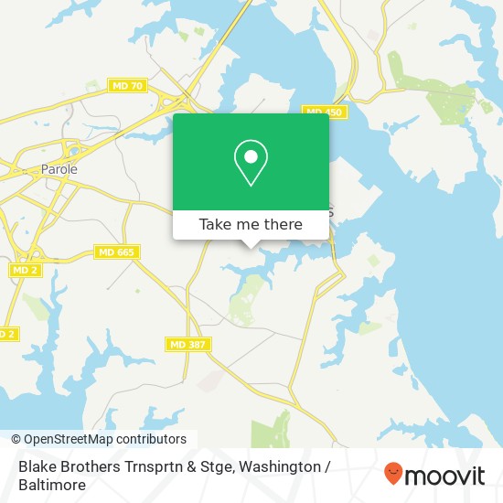 Blake Brothers Trnsprtn & Stge map