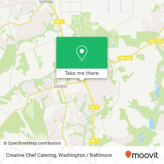 Creative Chef Catering map