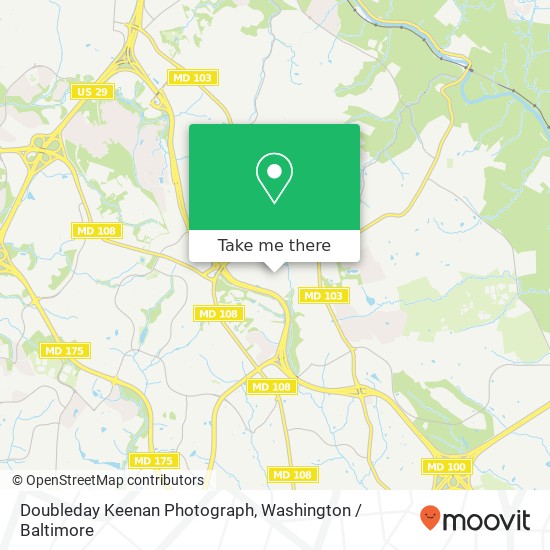Mapa de Doubleday Keenan Photograph
