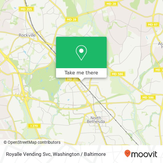 Mapa de Royalle Vending Svc
