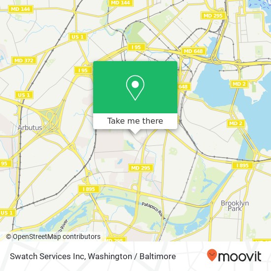 Swatch Services Inc map