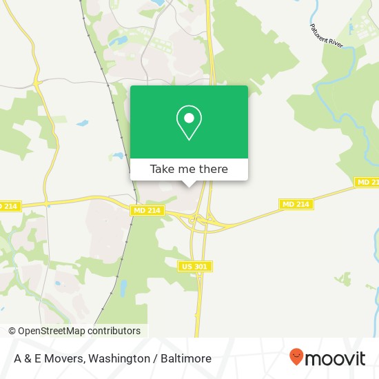 Mapa de A & E Movers