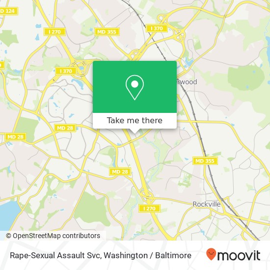 Mapa de Rape-Sexual Assault Svc