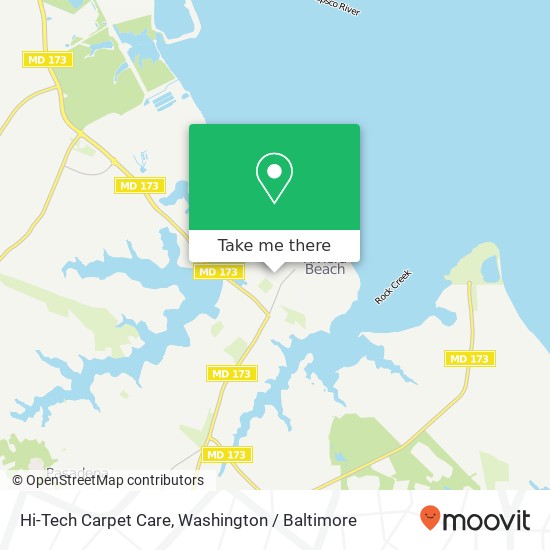 Hi-Tech Carpet Care map