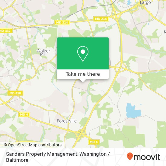 Sanders Property Management map