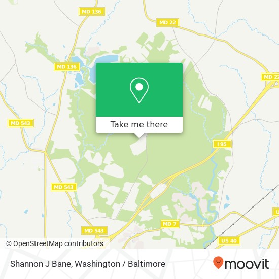 Shannon J Bane map