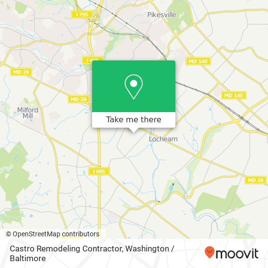 Mapa de Castro Remodeling Contractor