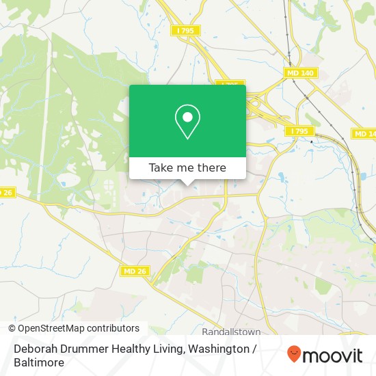 Deborah Drummer Healthy Living map