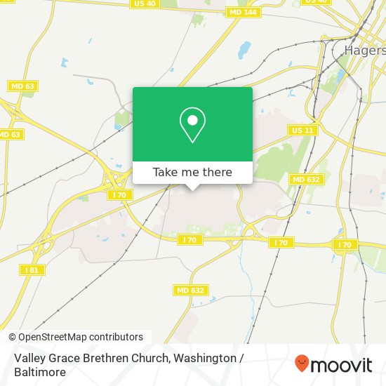 Valley Grace Brethren Church map