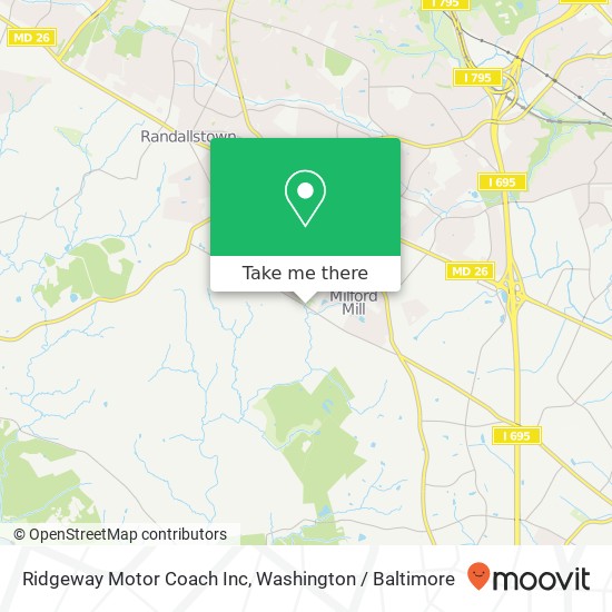 Mapa de Ridgeway Motor Coach Inc