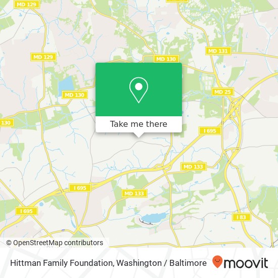 Hittman Family Foundation map