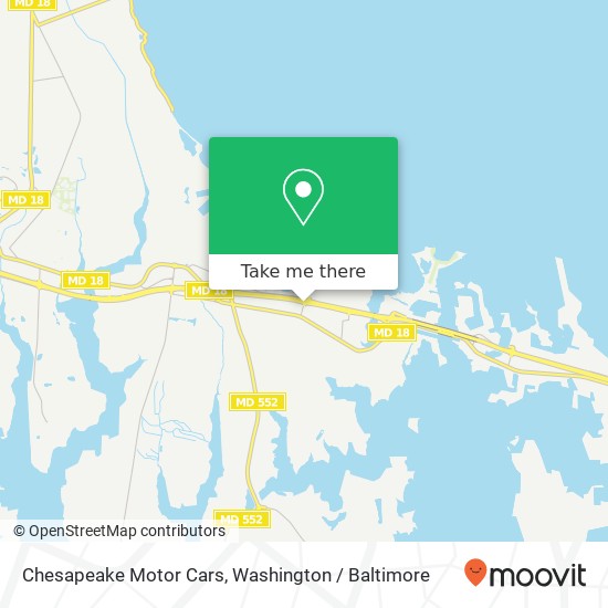 Chesapeake Motor Cars map