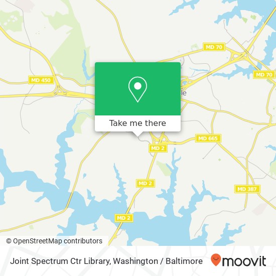 Joint Spectrum Ctr Library map