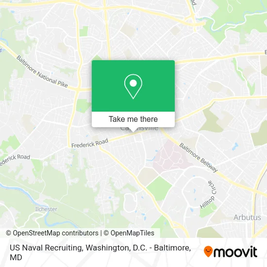 Mapa de US Naval Recruiting