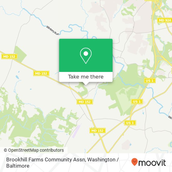 Brookhill Farms Community Assn map