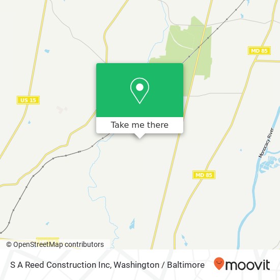 Mapa de S A Reed Construction Inc
