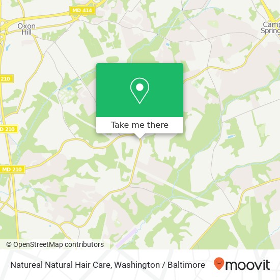 Natureal Natural Hair Care map