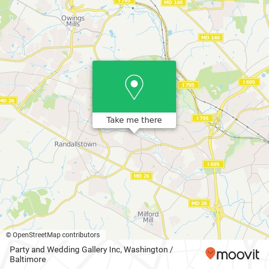 Mapa de Party and Wedding Gallery Inc