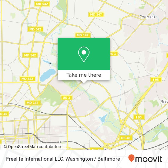 Mapa de Freelife International LLC