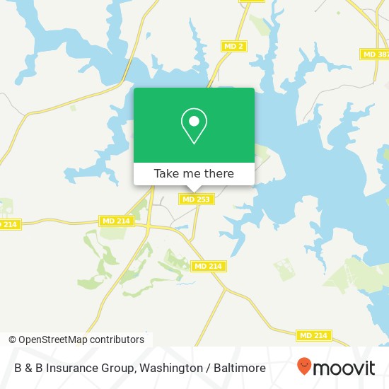 B & B Insurance Group map