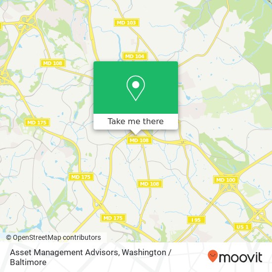 Mapa de Asset Management Advisors