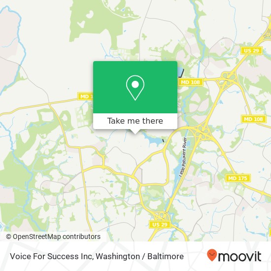 Mapa de Voice For Success Inc