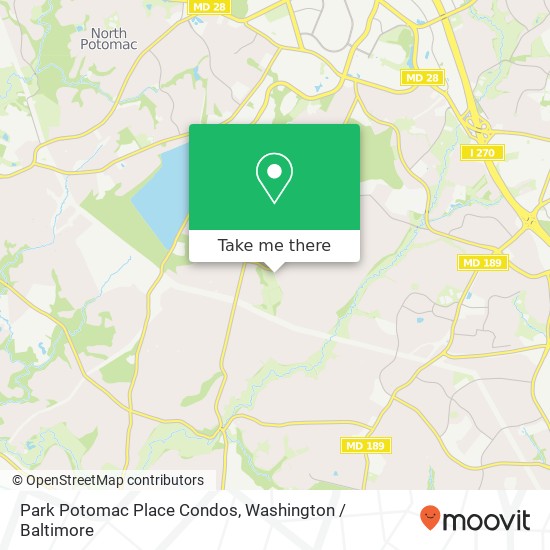 Park Potomac Place Condos map