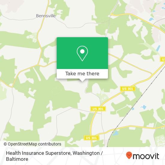 Health Insurance Superstore map