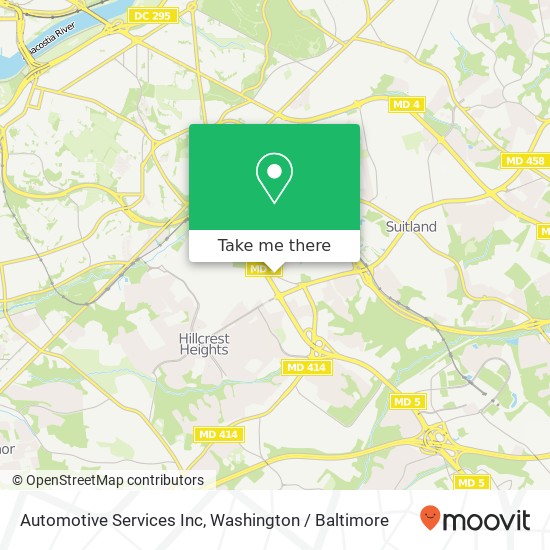 Automotive Services Inc map