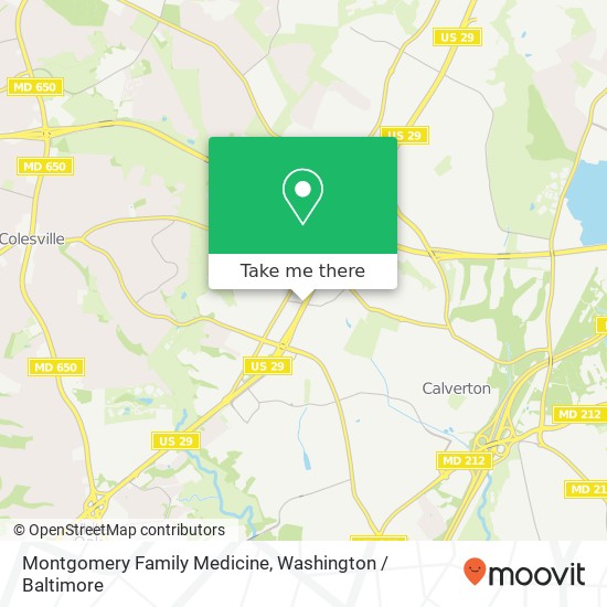 Montgomery Family Medicine map