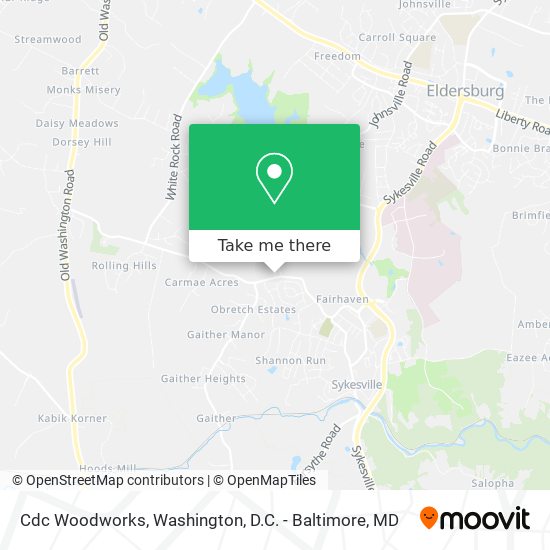 Cdc Woodworks map