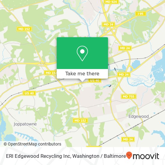 ERI Edgewood Recycling Inc map