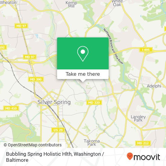 Mapa de Bubbling Spring Holistic Hlth