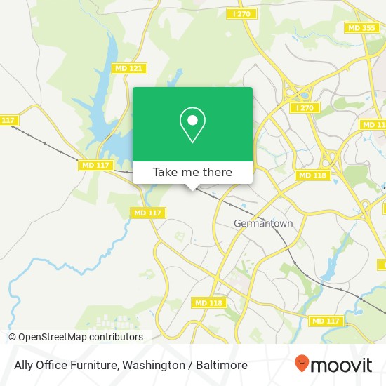 Mapa de Ally Office Furniture