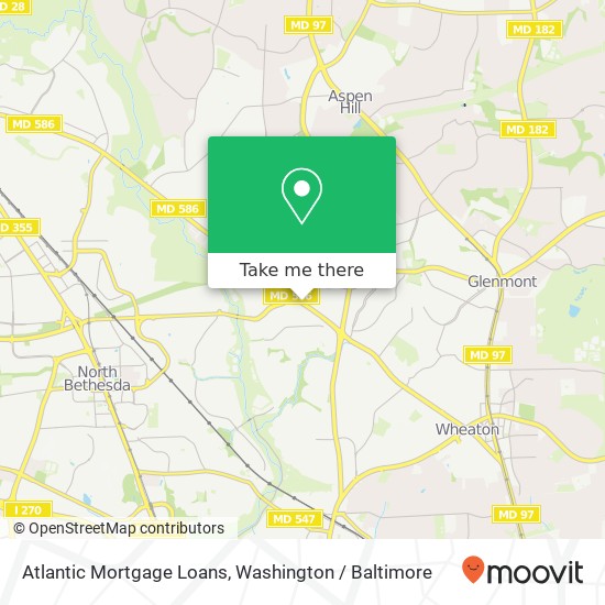 Atlantic Mortgage Loans map