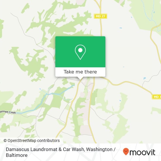 Mapa de Damascus Laundromat & Car Wash