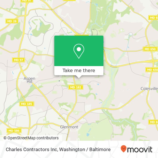 Charles Contractors Inc map