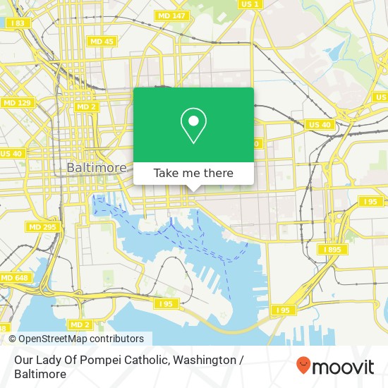 Our Lady Of Pompei Catholic map