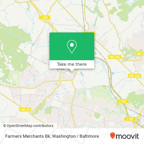 Farmers Merchants Bk map