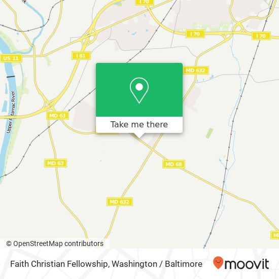 Faith Christian Fellowship map