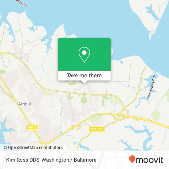 Kim Ross DDS map