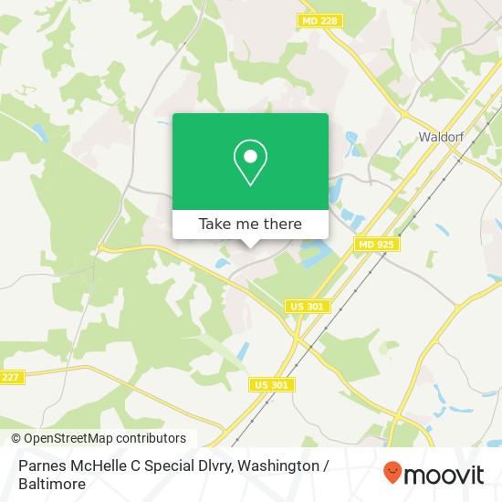 Mapa de Parnes McHelle C Special Dlvry
