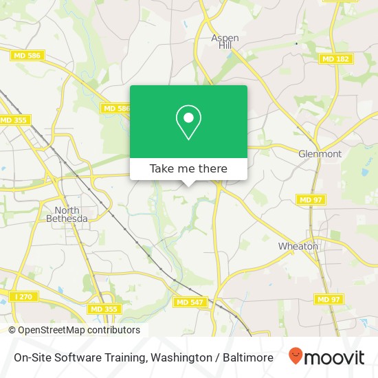 On-Site Software Training map