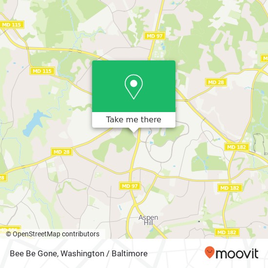 Bee Be Gone map