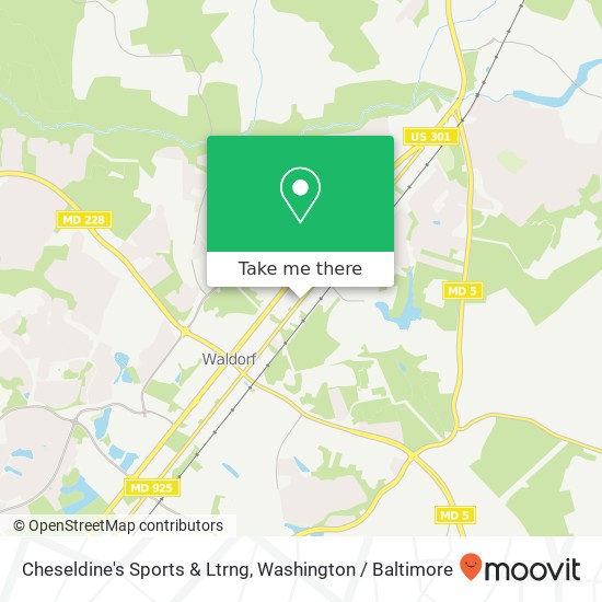 Cheseldine's Sports & Ltrng map